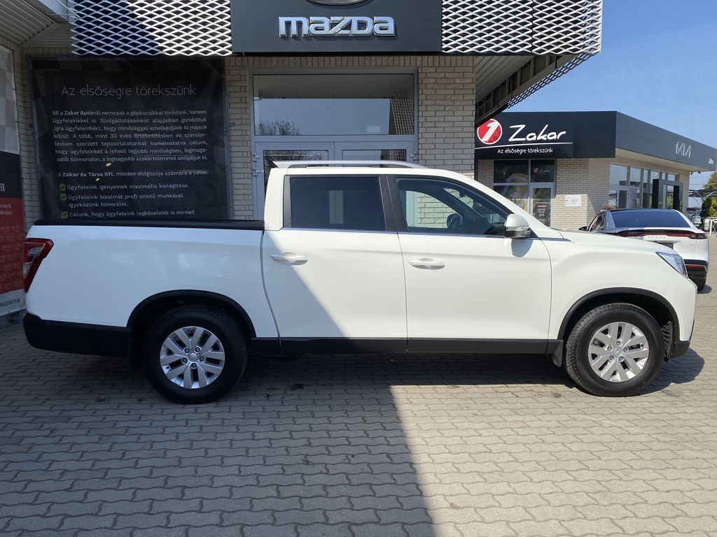 Ssangyong/KGM Musso Grand 2.2e-XDI Style Plus AT AWD 17" -Mo.-i, 1 Tulajdonos, Gyári garanciális, Gyári fényezés, Bélés, Roló, Horog!
