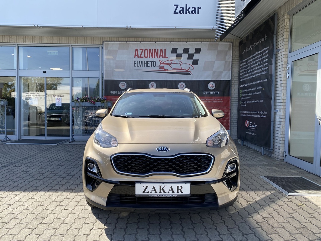 Kia Sportage 1.6 T-GDI Silver 4WD A/T, Mo.-i, 2 tulajdonos, Gyári fényezés, Vezetett szervizkönyv.     