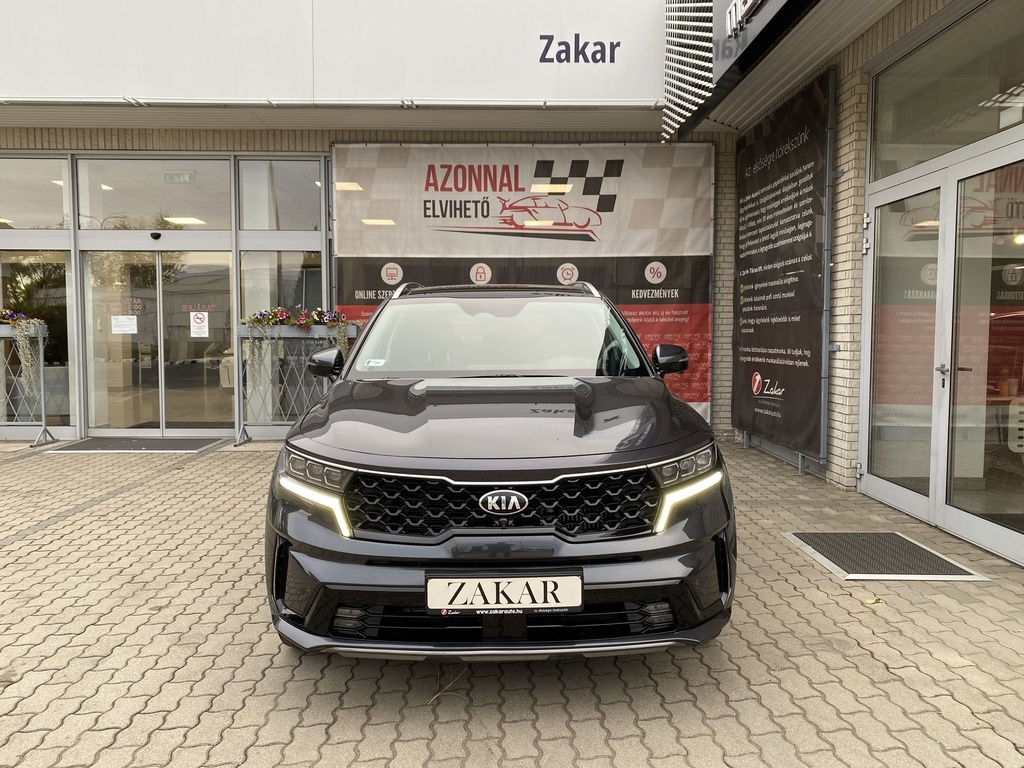 Kia Sorento 1.6 T-GDI Hybrid Kryptonite DCT, 4WD  . Mo.-i, 1 Tulajdonos, Gyári garanciális! Gyári fényezés, Téli Nyári gumik!