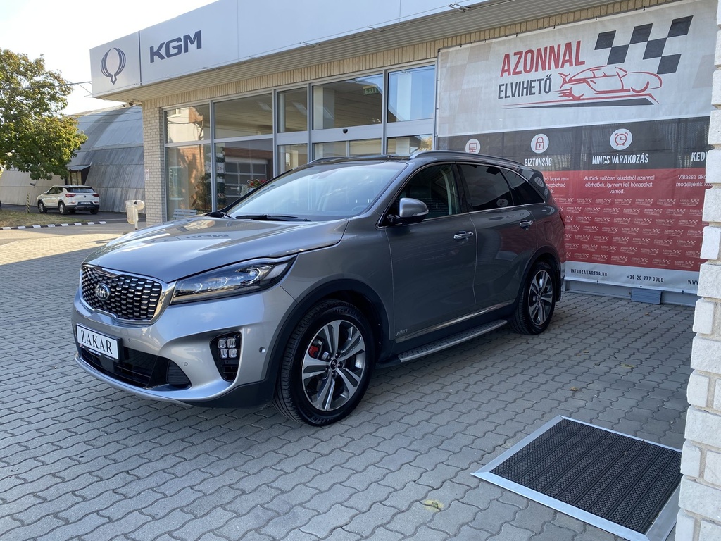 Kia Sorento 2.2CRDI GT Line AT 4WD 7 Ülés. Mo.-i, 1 Tulajdonos, Gyári fényezés, Végig KIA szervizben szervizelt.
