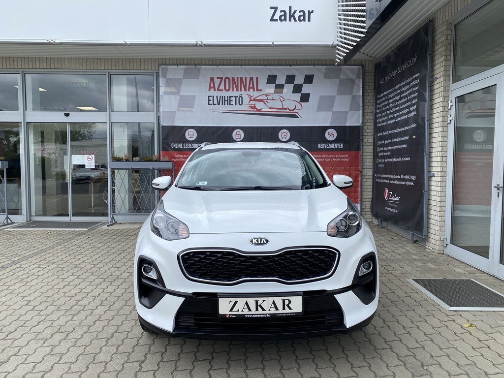 Kia Sportage 1,6GDI, Silver, Mo.-i, 1 Tulajdonos, Gyári garanciális, Gyári fényezés, Vezetett szervizkönyv!