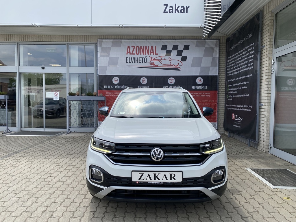 VW T-Cross 1.0 TSI Style DSG + Design Csomag. Mo.-i, 1Tulajdonos, Téli-Nyári gumik felnin.