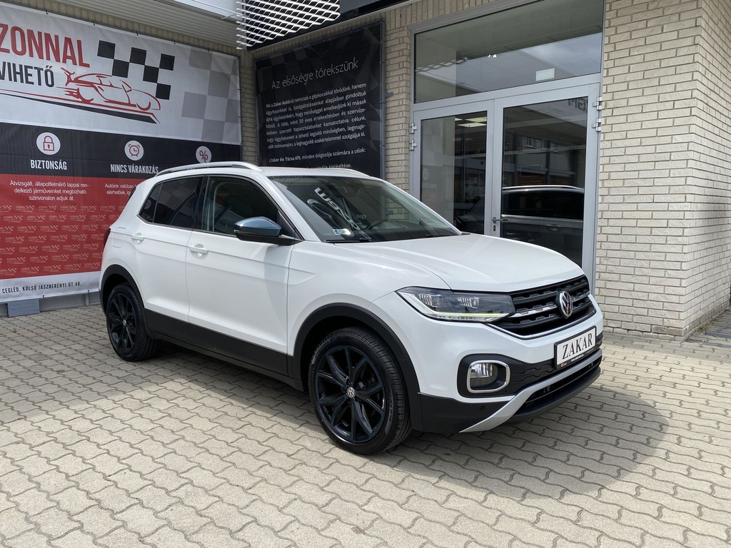 VW T-Cross 1.0 TSI Style DSG + Design Csomag. Mo.-i, 1Tulajdonos, Téli-Nyári gumik felnin.