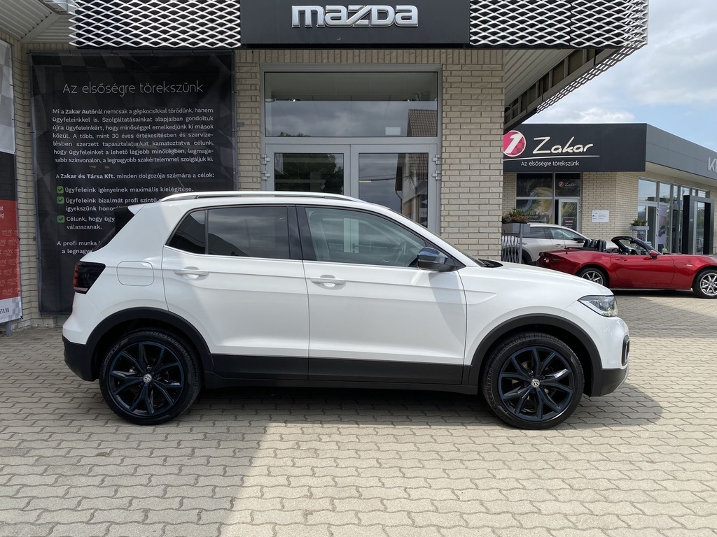 VW T-Cross 1.0 TSI Style DSG + Design Csomag. Mo.-i, 1Tulajdonos, Téli-Nyári gumik felnin.