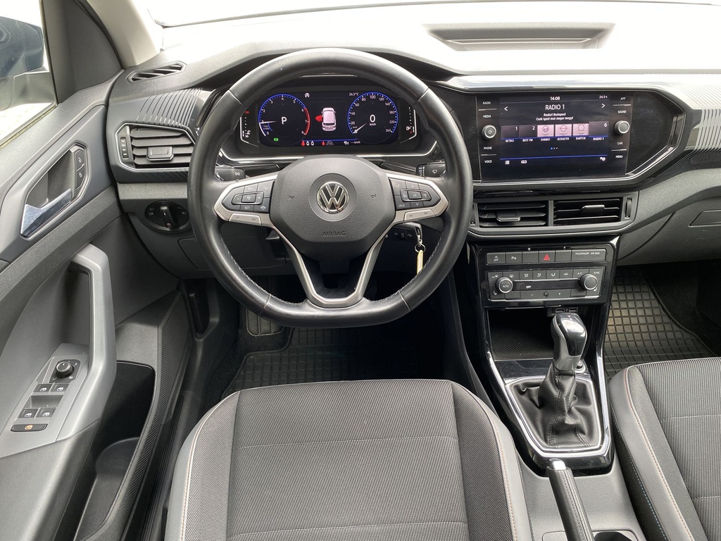 VW T-Cross 1.0 TSI Style DSG + Design Csomag. Mo.-i, 1Tulajdonos, Téli-Nyári gumik felnin.