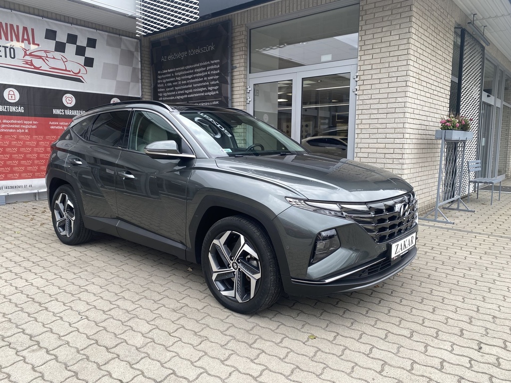 Hyundai Tucson 1.6 T-GDI HP MHEV Luxory 4WD DCT, Vezetett szervizkönyv, Frissen szervizelt, Gyári fényezés, Gyári garanciális!