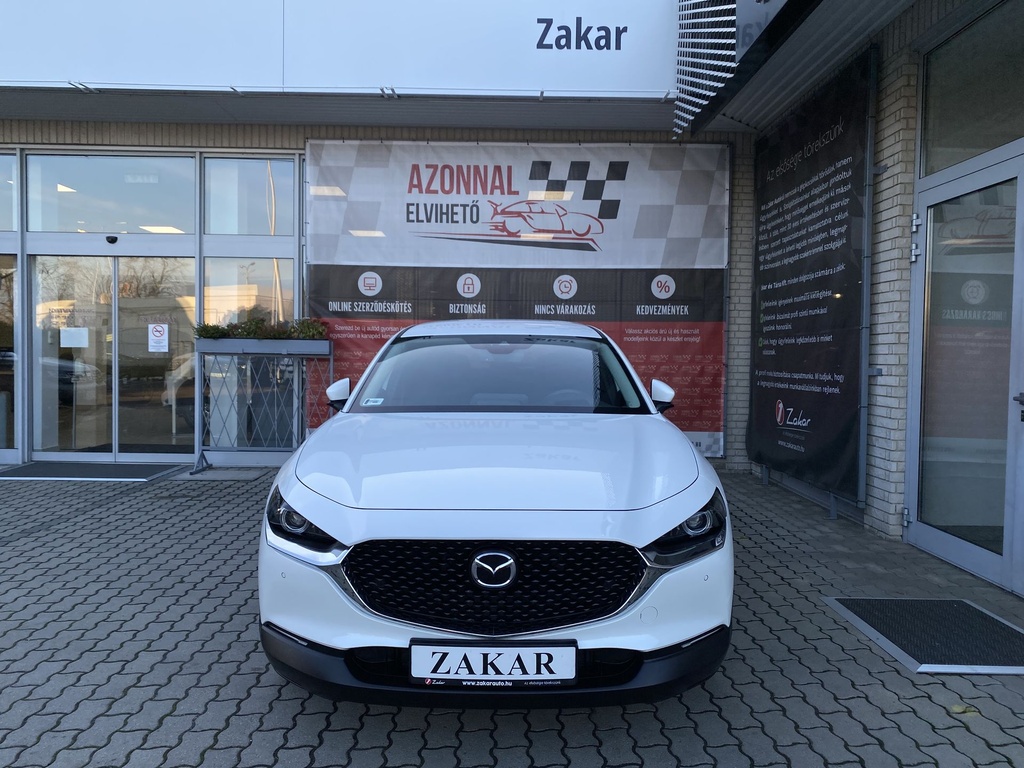 Mazda CX-30 2.0L e-SKYACTIV X186ps 6AT 2WD GT Plus, SO/ Mo.i-, 1 Tulajdonos, Gyári garanciális, Gyári fényezés, Végig Mazdában szervizelt.