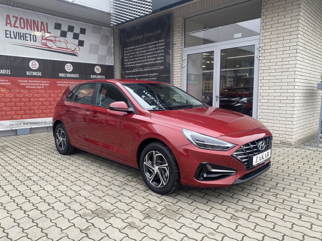 Hyundai I30 1.5DPi Prime, 33601Km!! Mo.-i, 1 Tulajdonos, Gyári fényezés, Gyári garanciális, Vezetett szervizkönyv!