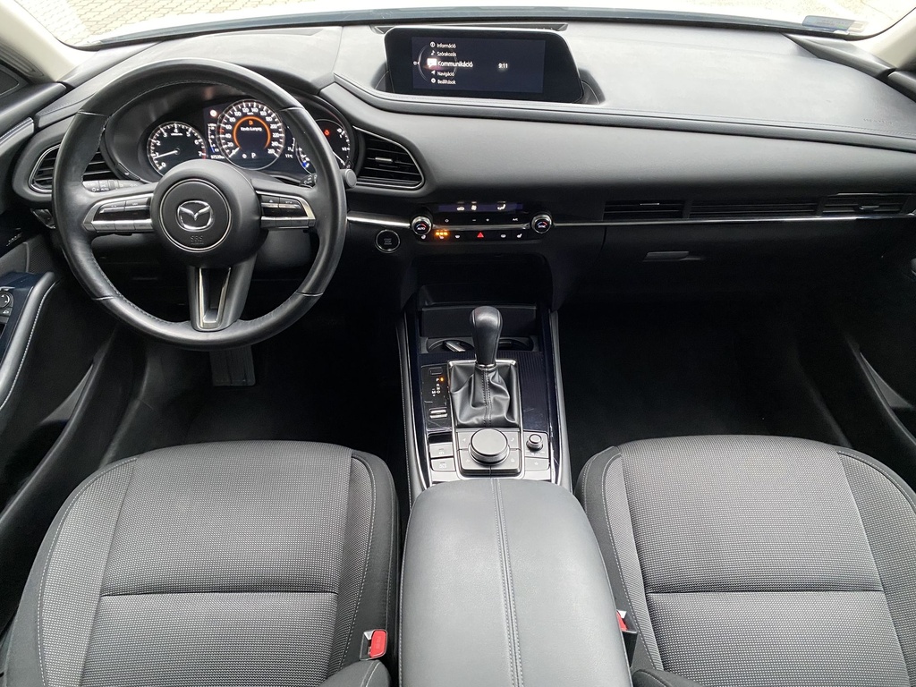 Mazda CX-30 2.0L e-SKYACTIV X186ps 6AT 2WD GT Plus, SO/ Mo.i-, 1 Tulajdonos, Gyári garanciális, Gyári fényezés, Végig Mazdában szervizelt.