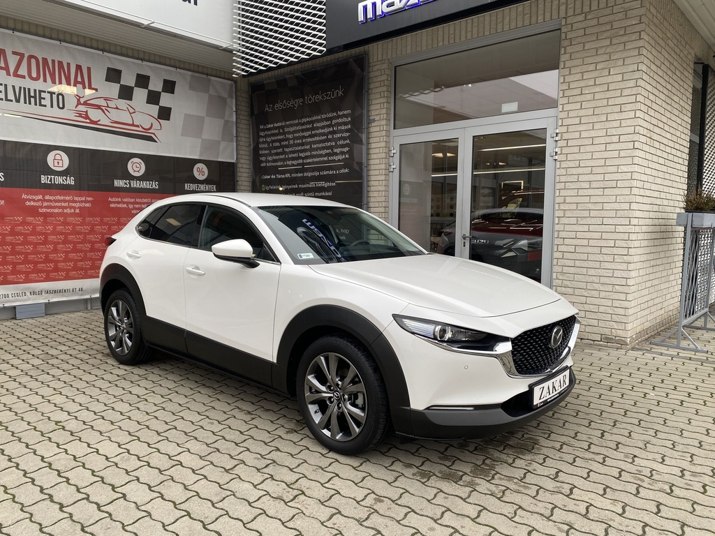 Mazda CX-30 2.0L e-SKYACTIV X186ps 6AT 2WD GT Plus, SO/ Mo.i-, 1 Tulajdonos, Gyári garanciális, Gyári fényezés, Végig Mazdában szervizelt.