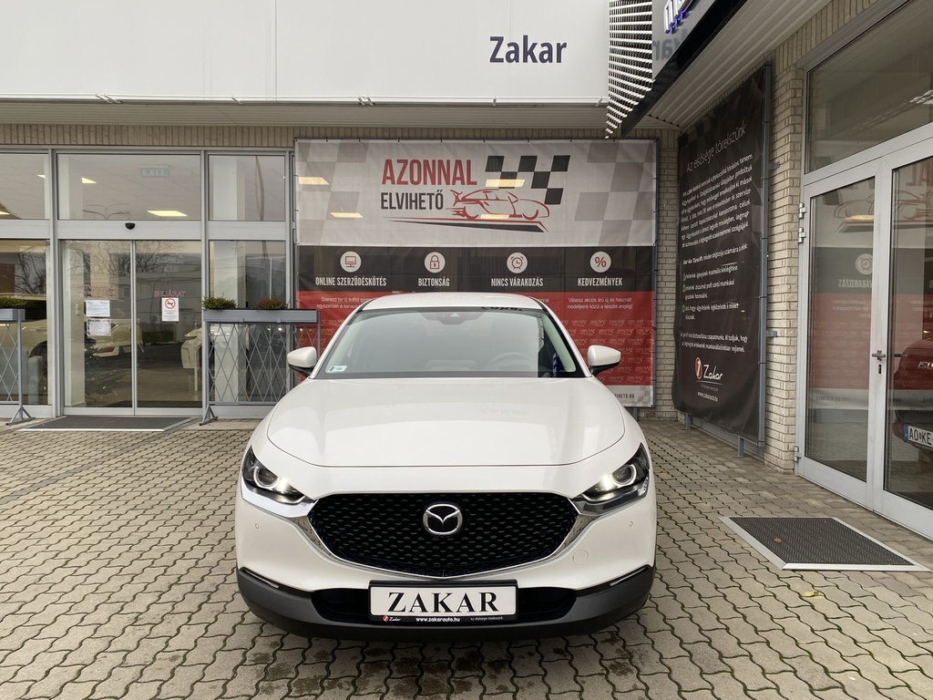 Mazda CX-30 2.0L e-SKYACTIV X186ps 6AT 2WD GT Plus, SO/ Mo.i-, 1 Tulajdonos, Gyári garanciális, Gyári fényezés, Végig Mazdában szervizelt.