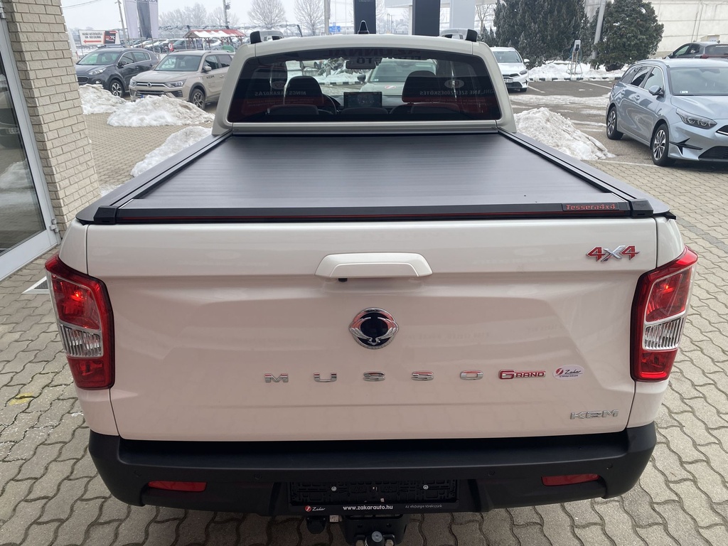 Ssangyong/KGM Musso Grand 2.2e-XDI Style Plus AT AWD 17" -Mo.-i, 1 Tulajdonos, Gyári garanciális, Gyári fényezés, Bélés, Roló, Horog!