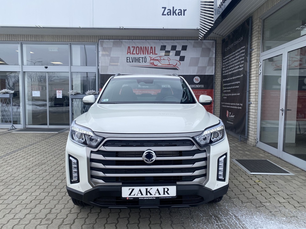 Ssangyong/KGM Musso Grand 2.2e-XDI Style Plus AT AWD 17" -Mo.-i, 1 Tulajdonos, Gyári garanciális, Gyári fényezés, Bélés, Roló, Horog!