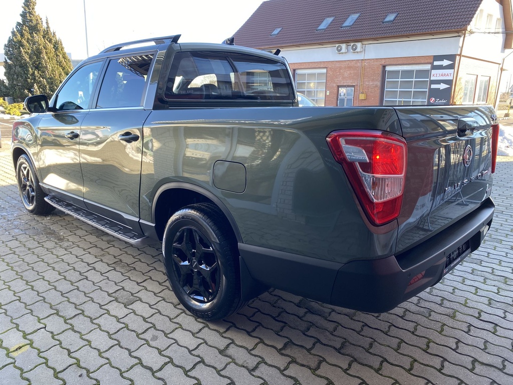 Ssangyong/KGM Musso Grand 2.2e-XDI Black Edition AT AWD. -Mo.-i, 1 Tulajdonos, Gyári garanciális, Gyári fényezés, Bélés, Oldalfellépő! 