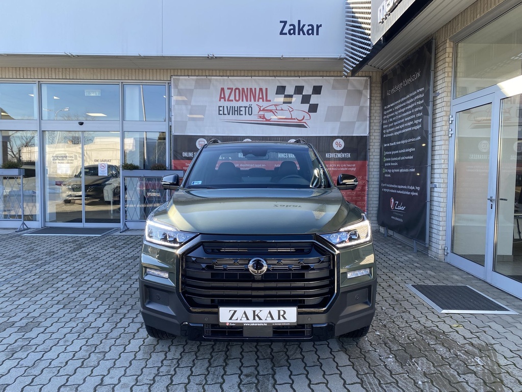 Ssangyong/KGM Musso Grand 2.2e-XDI Black Edition AT AWD. -Mo.-i, 1 Tulajdonos, Gyári garanciális, Gyári fényezés, Bélés, Oldalfellépő! 