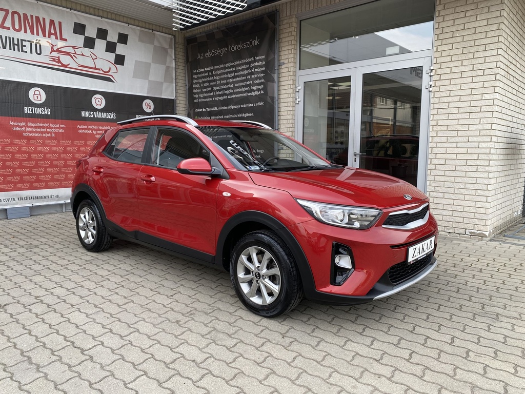 Kia Stonic 1,25MPI LX+ EX + ALU, Mo.-i, 2 Tulajdonos, Gyári garanciális, Gyári fényezés. 