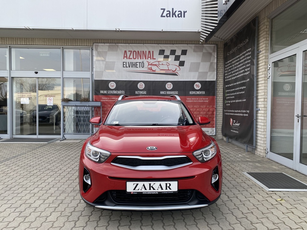 Kia Stonic 1,25MPI LX+ EX + ALU, Mo.-i, 2 Tulajdonos, Gyári garanciális, Gyári fényezés. 