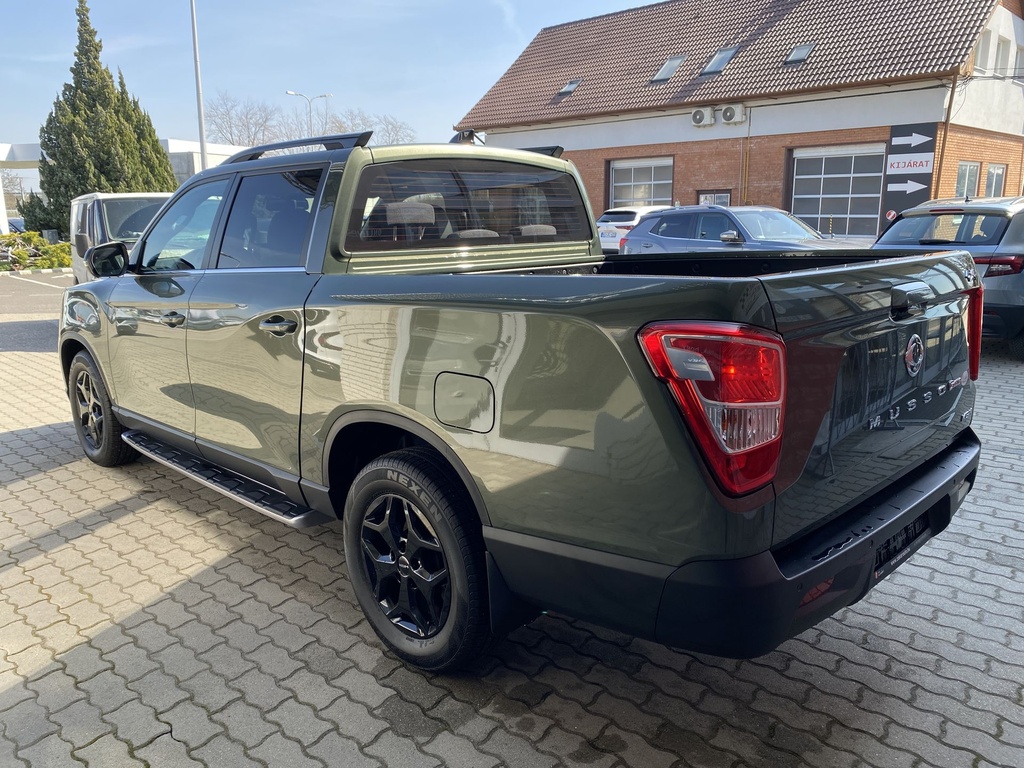 Ssangyong/KGM Musso Grand 2.2e-XDI Black Edition AT AWD. -Mo.-i, 1 Tulajdonos, Gyári garanciális, Gyári fényezés, Bélés, Oldalfellépő! 