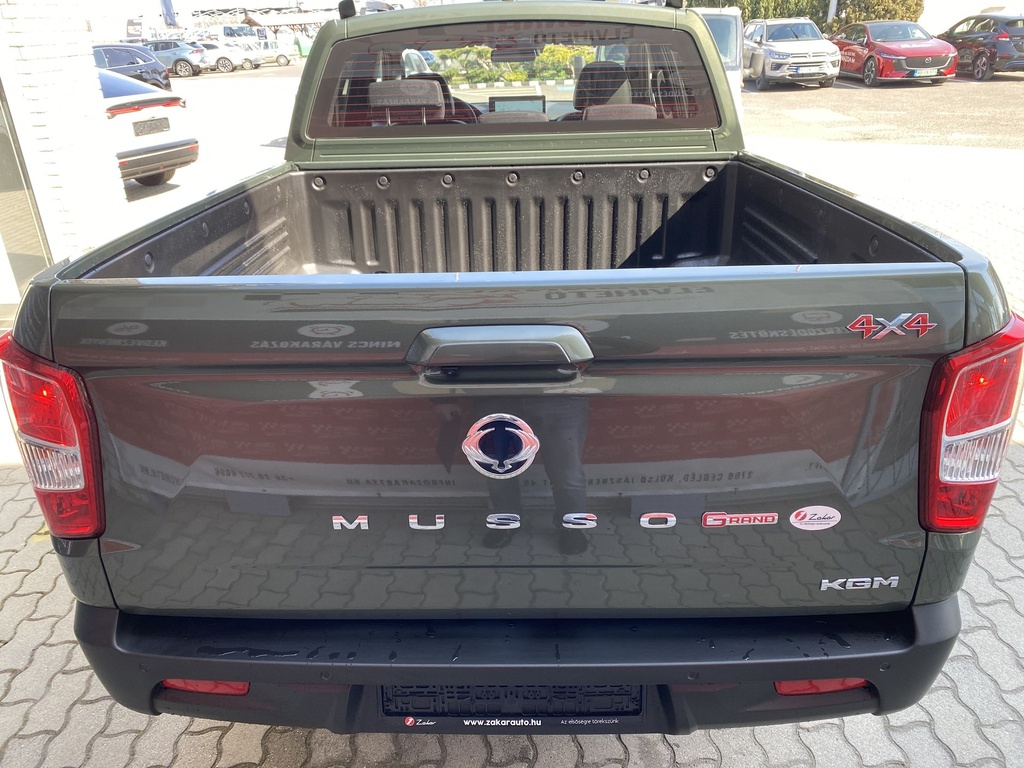 Ssangyong/KGM Musso Grand 2.2e-XDI Black Edition AT AWD. -Mo.-i, 1 Tulajdonos, Gyári garanciális, Gyári fényezés, Bélés, Oldalfellépő! 