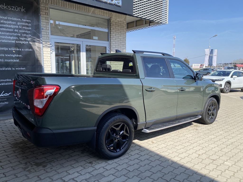 Ssangyong/KGM Musso Grand 2.2e-XDI Black Edition AT AWD. -Mo.-i, 1 Tulajdonos, Gyári garanciális, Gyári fényezés, Bélés, Oldalfellépő! 