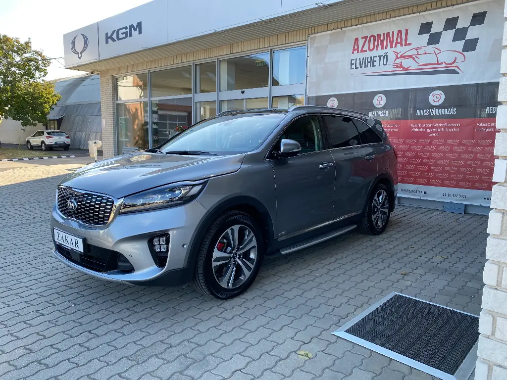 Kia Sorento 2.2CRDI GT Line AT 4WD 7 Ülés. Mo.-i, 1 Tulajdonos, Gyári fényezés, Végig KIA szervizben szervizelt.