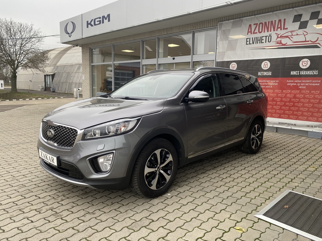 Kia Sorento 2.2CRDi EX Premium 4WD DCT, Vezetett szervizkönyv, Frissen szervizelt, Levehető vonóhorog! 