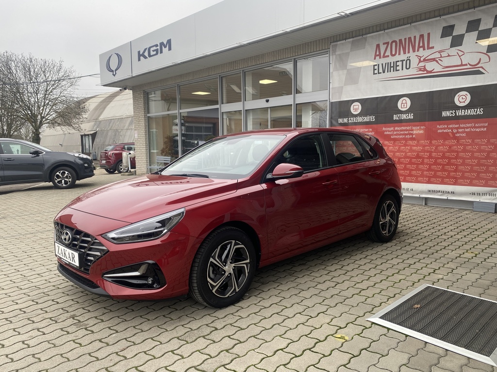 Hyundai I30 1.5DPi Prime, 33601Km!! Mo.-i, 1 Tulajdonos, Gyári fényezés, Gyári garanciális, Vezetett szervizkönyv!