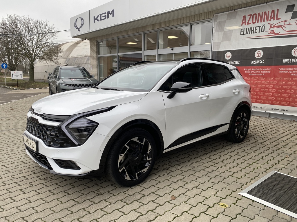 KIA SPORTAGE 1.6T-GDI  PHEV GT-LINE 4WD AT+ ÜLÉS CSOMAG, Mo.-i, 1 Tulajdonos, Gyári fényezés, Gyári garanciális, Vezetett szervizkönyv!